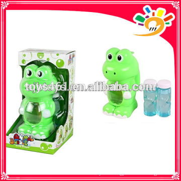 B/O full automation bubble toy electric bubble machine bubble gun frog with two bottles bubble water